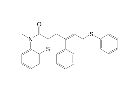 4-Methyl-2-[(Z)-2-phenyl-4-(phenylthio)but-2-enyl]-1,4-benzothiazin-3-one