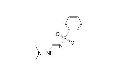 Methanimidic acid, N-(phenylsulfonyl)-, 2,2-dimethylhydrazide