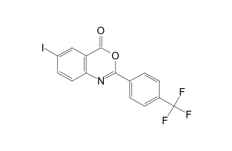 6-iodo-2-(alpha,alpha,alpha-trifluoro-p-tolyl)-4H-3,1-benzoxazin-4-one