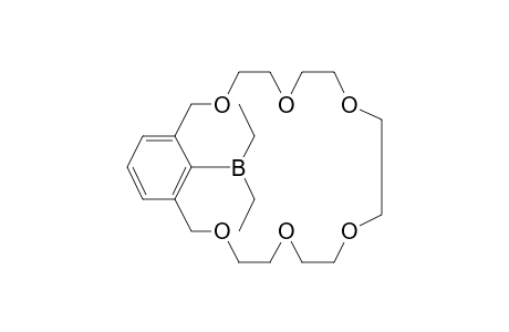 1,3-Xylyl-21-crown-6, 2-(diethylboryl)-