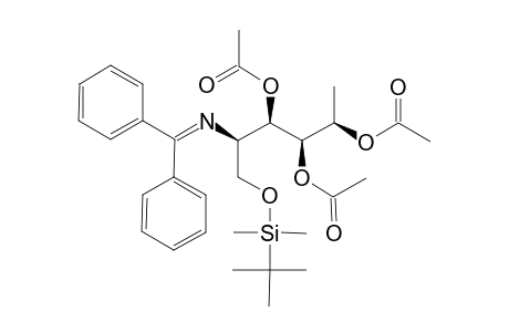 3,4,5-TRI-O-ACETYL-2-AMINO-1-O-TERT.-BUTYLDIMETHYLSILYL-N-DIPHENYLMETHYLENE-2-DEOXY-D-GALACTITOL;IDO-ISOMER