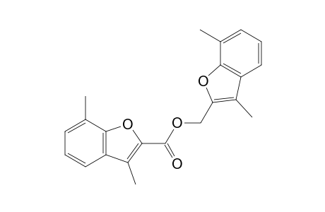 3,dimethyl-2-benzofurancarboxylic acid, (3,7-dimethyl-2-benzofuranyl)methyl ester