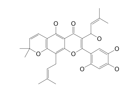 ARTELASTOHETEROL;5,2',4',5-TETRAHYDROXY-6,7-(2,2-DIMETHYL-6-H-PYRANO)-8-PRENYL-3-(9-HYDROXY)-PRENYLFLAVONE