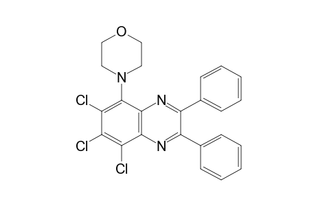 2,3-diphenyl-5-morpholino-6,7,8-trichloroquinoxaline