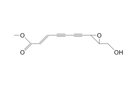 Methyl 2(Z)-10-hydroxy-8,9-epoxy-decen-4,6-diynoate