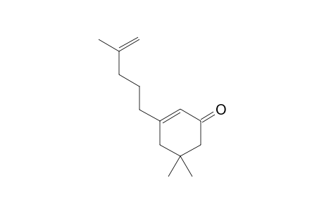 5,5-dimethyl-3-(4-methylpent-4-enyl)cyclohex-2-en-1-one