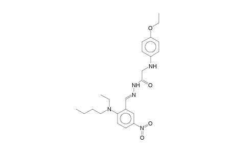 N-[(E)-[2-[butyl(ethyl)amino]-5-nitro-benzylidene]amino]-2-(p-phenetidino)acetamide