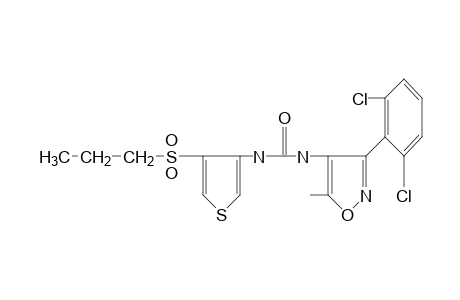 1-[3-(2,6-dichlorophenyl)-5-methyl-4-isoxazolyl]-3-[4-(propylsulfonyl)-3-thienyl]urea