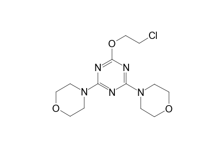 4-[4-(2-chloroethoxy)-6-(4-morpholinyl)-1,3,5-triazin-2-yl]morpholine