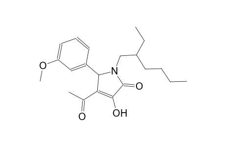 4-acetyl-1-(2-ethylhexyl)-3-hydroxy-5-(3-methoxyphenyl)-1,5-dihydro-2H-pyrrol-2-one