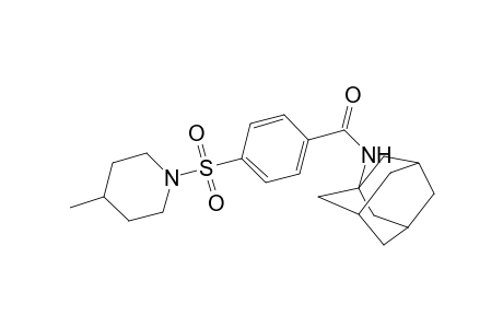 N-(1-adamantyl)-4-[(4-methyl-1-piperidinyl)sulfonyl]benzamide