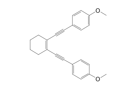 1-Methoxy-4-[2-[2-[2-(4-methoxyphenyl)ethynyl]-1-cyclohexenyl]ethynyl]benzene