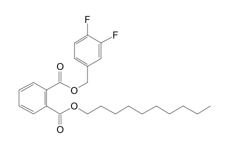 Phthalic acid, 3,4-difluorobenzyl decyl ester