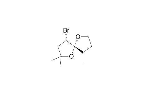 (4S,5R)-4-bromo-2,2,9-trimethyl-1,6-dioxaspiro[4.4]nonane