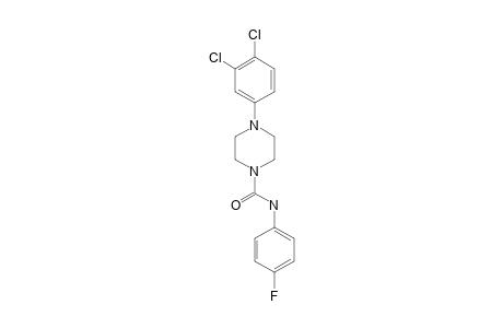 4-(3,4-dichlorophenyl)-4'-fluoro-1-piperazinecarboxanilide