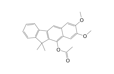 7,8-dimethoxy-11,11-dimethyl-11H-benzo[b]fluoren-10-yl acetate