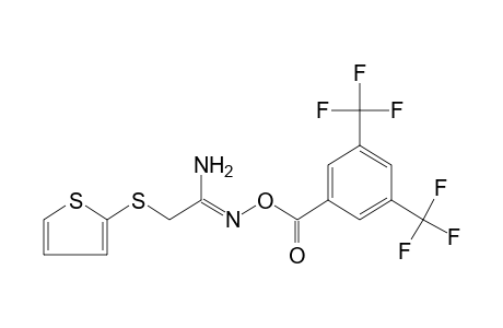 O-[3,5-bis(trifluoromethyl)benzoyl]-2-[(2-thienyl)thio]acetamidoxime