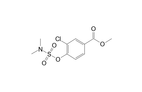 3-CHLORO-4-HYDROXYBENZOIC ACID, METHYL ESTER, DIMETHYLSULFAMATE