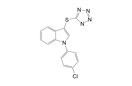 3-((1H-Tetrazol-5-yl)thio)-1-(4-chlorophenyl)-1H-indole