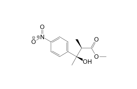 Syn-methyl 3-(4-nitrophenyl)-3-hydroxy-2-methylbutanoate