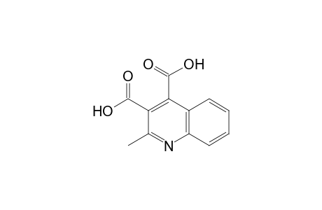 3,4-Quinolinedicarboxylic acid, 2-methyl-, * H2O