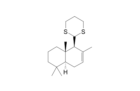 rac-(9S)-(1,3-Dithian-2-yl)-11-nor-drim-7-ene