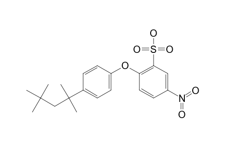 5-nitro-2-[p-(1,1,3,3-tetramethylbutyl)phenoxy]benzenesulfonic acid