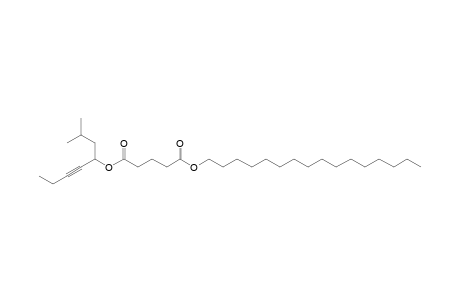 Glutaric acid, hexadecyl 2-methyloct-5-yn-4-yl ester