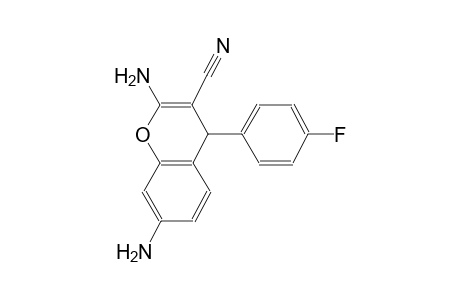 4H-1-benzopyran-3-carbonitrile, 2,7-diamino-4-(4-fluorophenyl)-