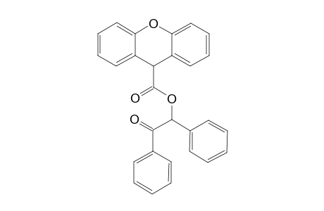 2-oxo-1,2-diphenylethyl 9H-xanthene-9-carboxylate