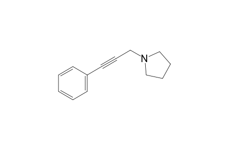 1-(3-phenylprop-2-ynyl)pyrrolidine