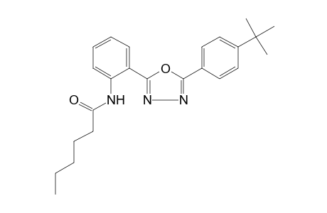 2'-[5-(p-tert-butylphenyl)-1,3,4-oxadiazol-2-yl]hexananilide