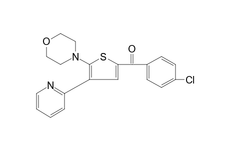 p-Chlorophenyl 5-morpholino-4-(2-pyridyl)-2-thienyl ketone