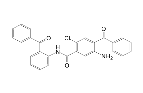 Benzamide, 4-benzoyl-N-(2'-benzoylphenyl)-2-chloro-5-amino-