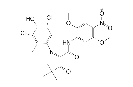 Pentanamide, 2-[(3,5-dichloro-4-hydroxy-2-methylphenyl)imino]-N-(2,5-dimethoxy-4-nitrophenyl)-4,4-dimethyl-3-oxo-