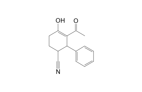 3-Phenyl-2-acetyl-1-hydroxycyclohexene-4-carbonitrile