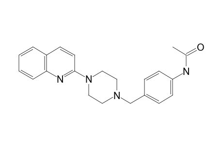 Pyrazine, 1-(2-quinolyl)-4-(4-acetamidobenzyl)-