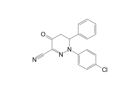 2-(4-Chlorophenyl)-5-keto-3-phenyl-3,4-dihydropyridazine-6-carbonitrile