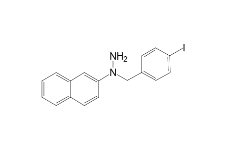 1-(4-iodobenzyl)-1-(naphthalene-2-yl)hydrazine