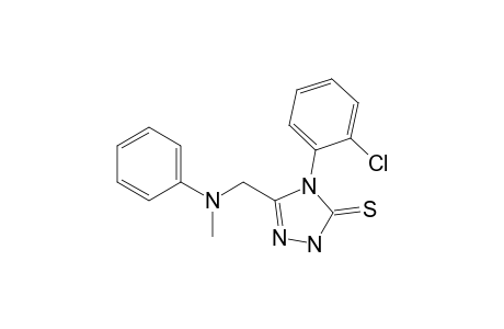 5-(N-Methyl-N-phenylaminomethyl)-4-(2-chlorophenyl)-1,2,4-triazol-3-thione