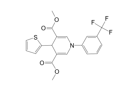 4-(2-Thienyl)-1-[3-(trifluoromethyl)phenyl]-4H-pyridine-3,5-dicarboxylic acid dimethyl ester