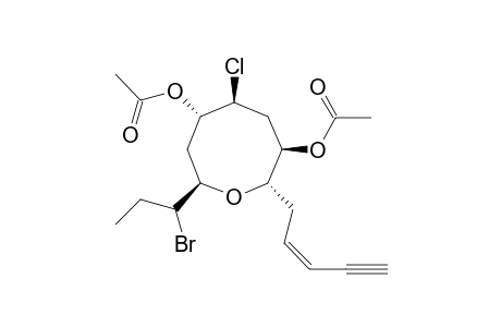 (3Z,6S*,7R*,9S*,10S*,12R*)-9-CHLORO-13-BROMO-6:12-EPOXY-7,10-DIACETOXYPENTADEC-3-EN-1-YNE