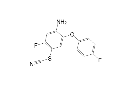 Thiocyanic acid, 4-amino-2-fluoro-5-(p-fluorophenoxy)phenyl ester