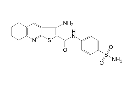 3-Amino-N-(4-sulfamoylphenyl)-5,6,7,8-tetrahydrothieno[2,3-b]quinoline-2-carboxamide
