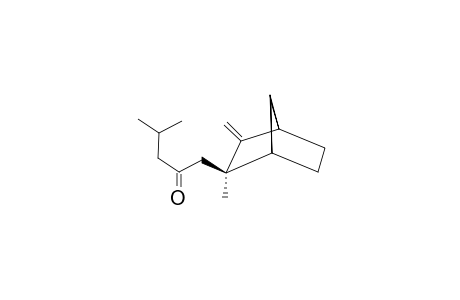 4-METHYL-1-(2-METHYL-3-METHYLENBICYCLO-[2.2.1]-HEPT-2-YL)-2-PENTANON