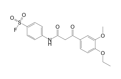 2-(4-ethoxy-3-methoxybenzoyl)-4'-(fluorosulfonyl)acetanilide