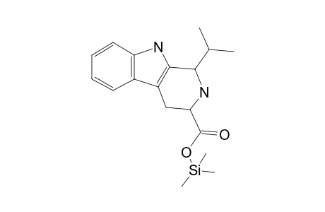 Trimethylsilyl 1-isopropyl-2,3,4,9-tetrahydro-1H-pyrido[3,4-B]indole-3-carboxylate