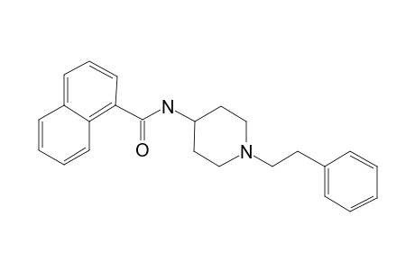 N-(1-Phenethylpiperidin-4-yl)-1-naphthamide