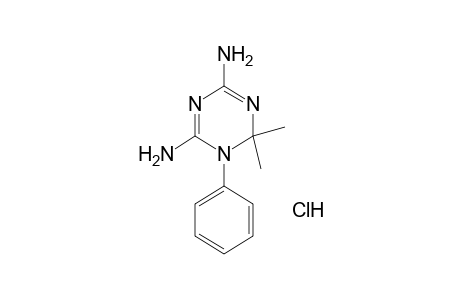 4,6-diamino-1,2,-dihydro-2,2-dimethyl-1-phenyl-s-triazine, monohydrochloride