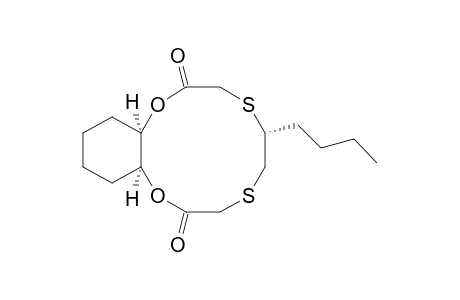 (1R*,6R*,12S*)-6-Butyl-1,12-(tetramethylene)-5,8-dithia-2,11-dioxacyclododecan-3,10-dione